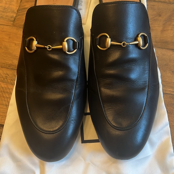 Gucci Princetown Slipper backless leather loafers - black size 41.5 (US 10) - Picture 12 of 13
